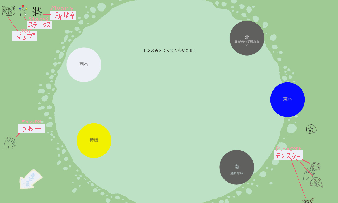 フィールド画面